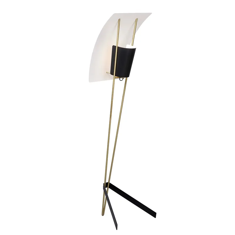 G30 - Lampadaire sur pied rétro vintage années 50 design