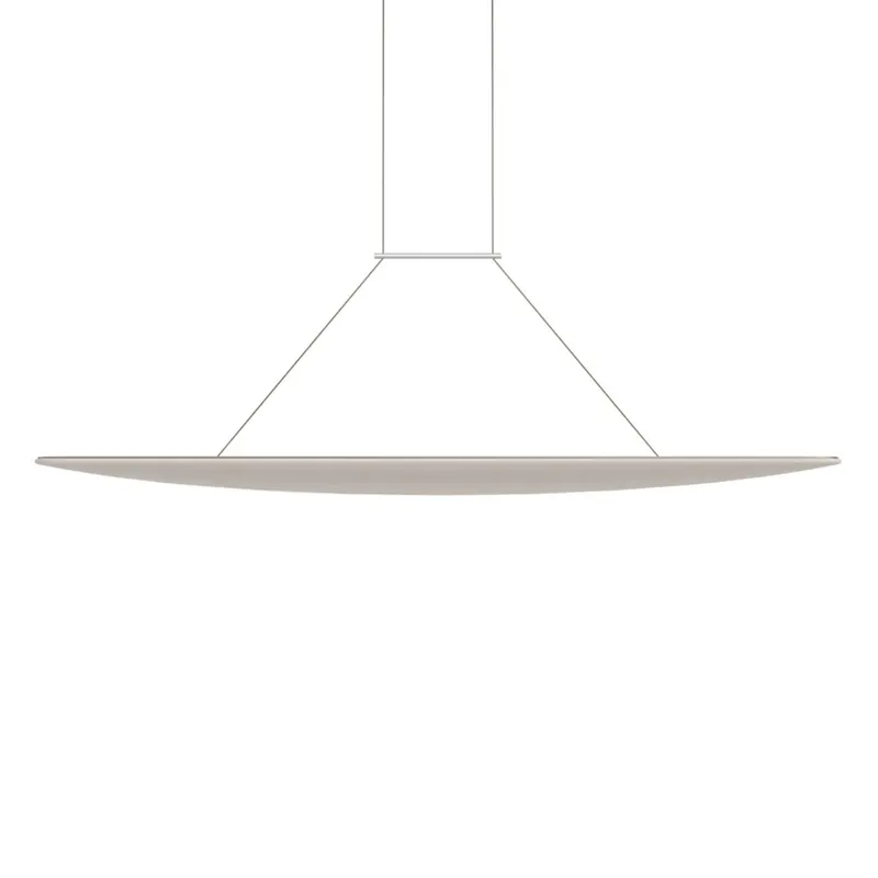VOYAGE - Grande suspension en tissu et aluminium élégant et épuré