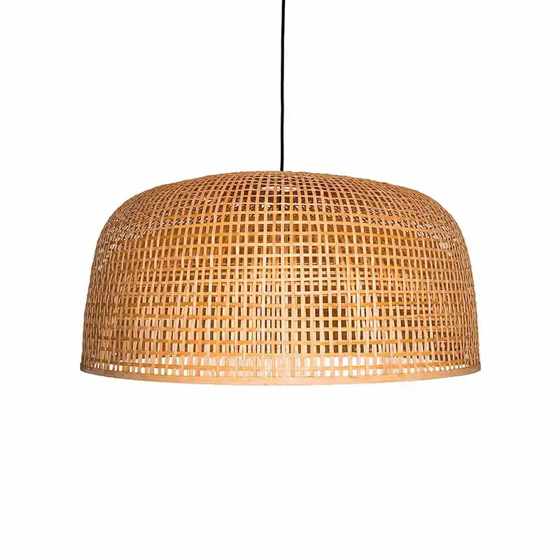 DOPPIO GRID - Suspension quadrillage en bambou fait main