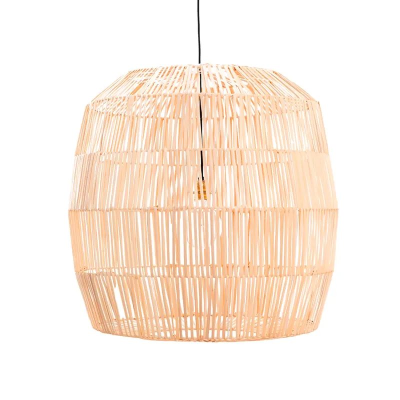 NAMA 5 - Suspension bohème en rotin naturel ou noir