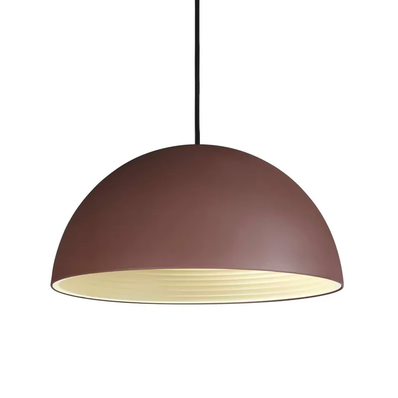 FOLK - Suspension coupole en acier marron