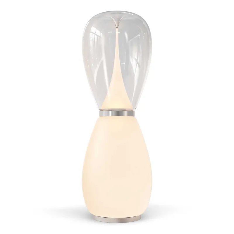 Bond - Lampadaire sur pied en verre pour salon design et luxueux