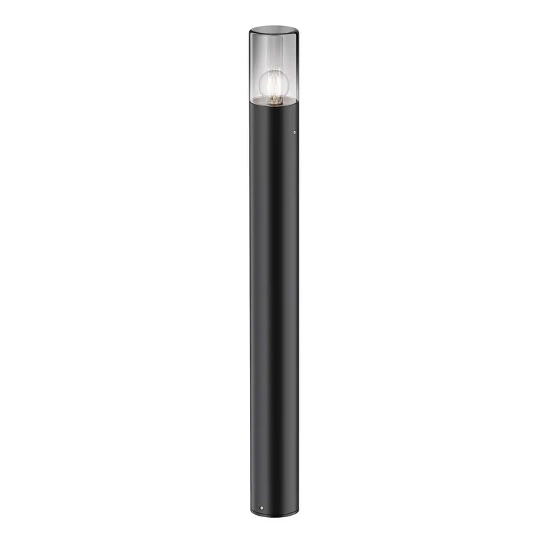 Amas - Borne lumineuse en acier noir moderne
