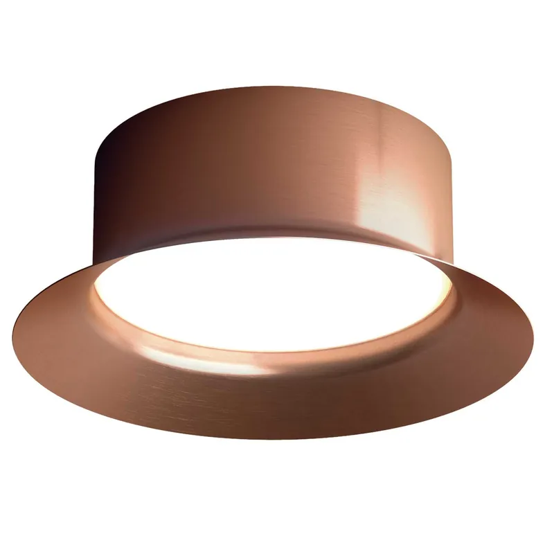 Maine - Plafonnier led en cuivre design pour salon