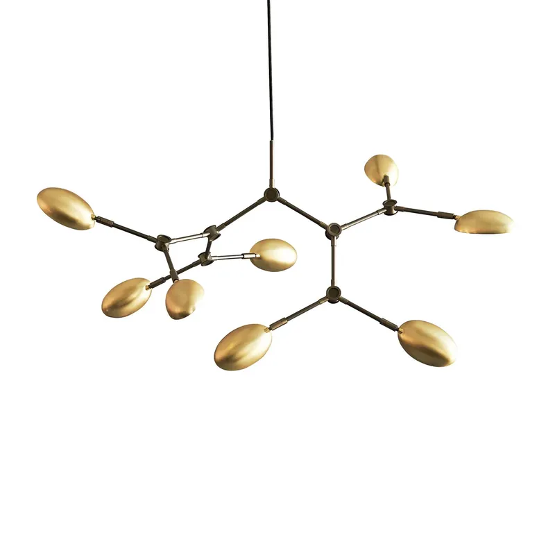 Drop Chandelier - Suspension design en acier pour salon vintage chic
