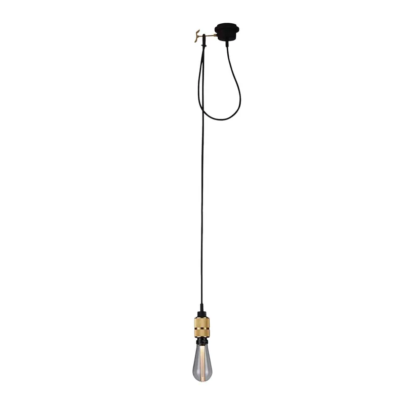 Hooked 1.0 Nude - Suspension design en metal pour chambre industrielle