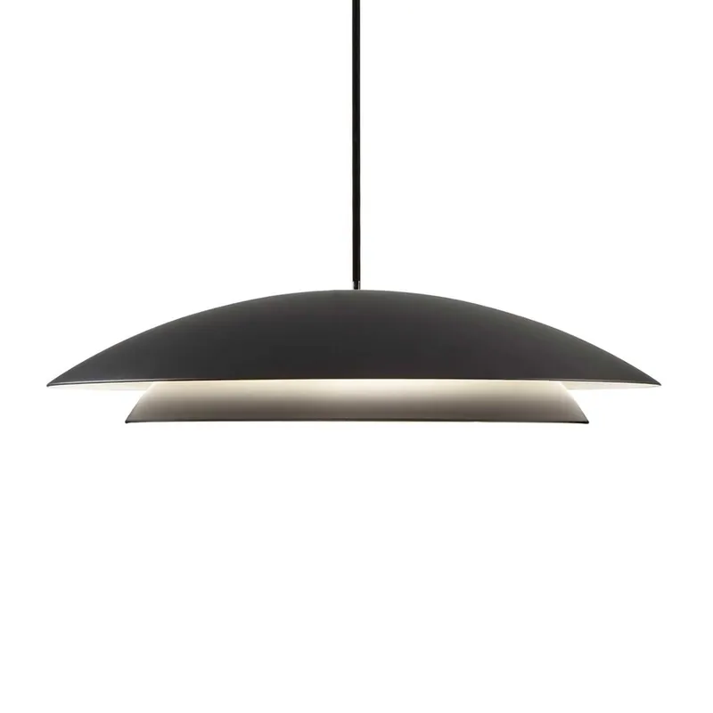 Noway - Suspension en métal doré ou noir design pour cuisine