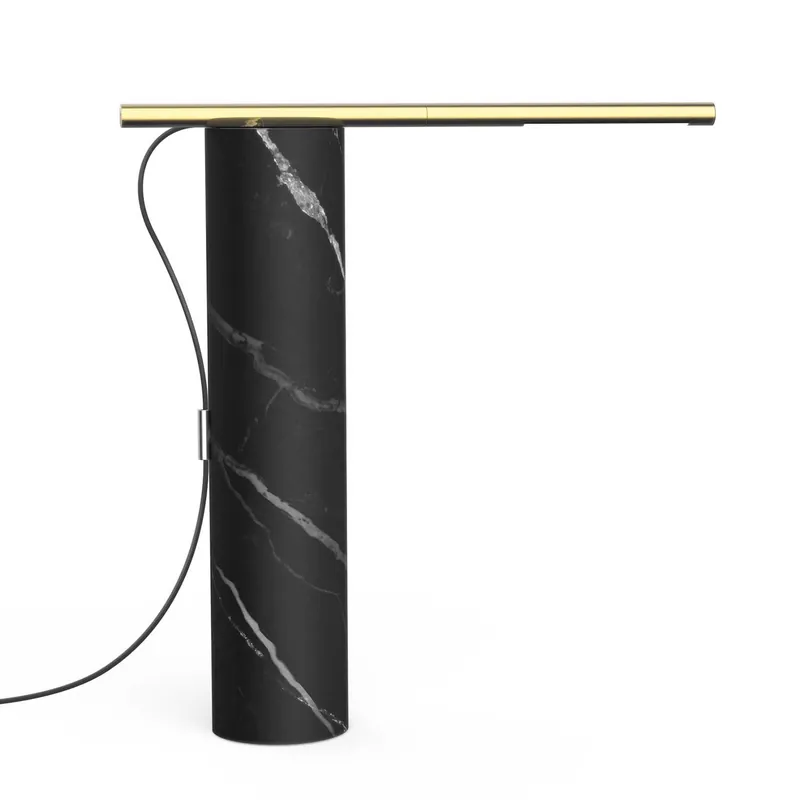 T.O - Lampe de table LED design en marbre pour salon