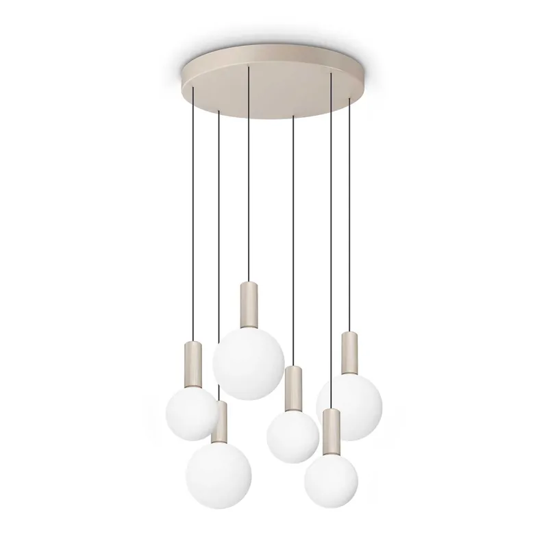 Odeon - Suspension plusieurs boules en verre design pour salon