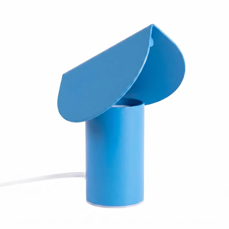 Auva - Design-LED-Tischlampe aus farbigem Stahl im zeitgenössischen Stil