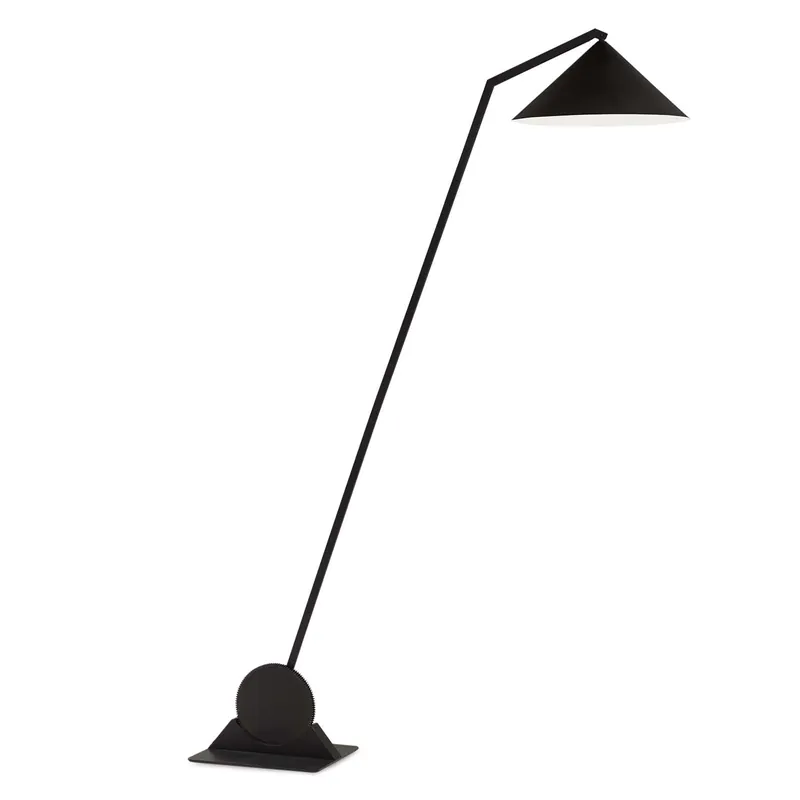 GEAR - Schwarze Stehlampe für modernes und designorientiertes Wohnzimmer