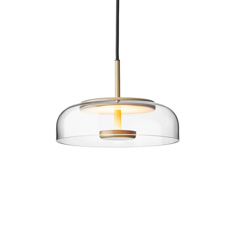 BLOSSI 1 - Elegante Glas-Hängeleuchte, hochwertige integrierte LED