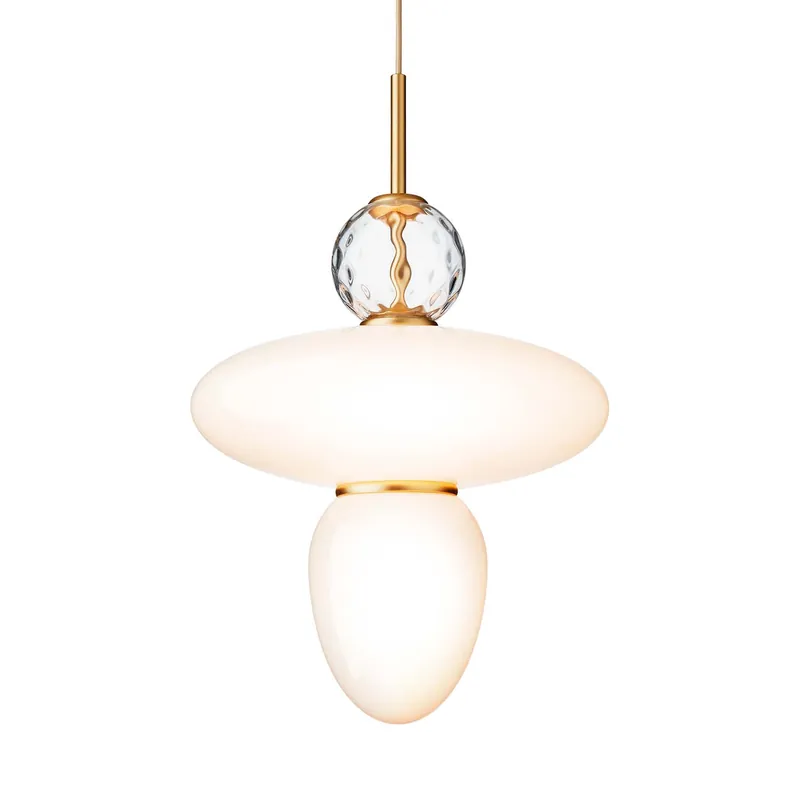 RIZZATTO 43 - Art-déco-Glashängeleuchte, italienischer Designer