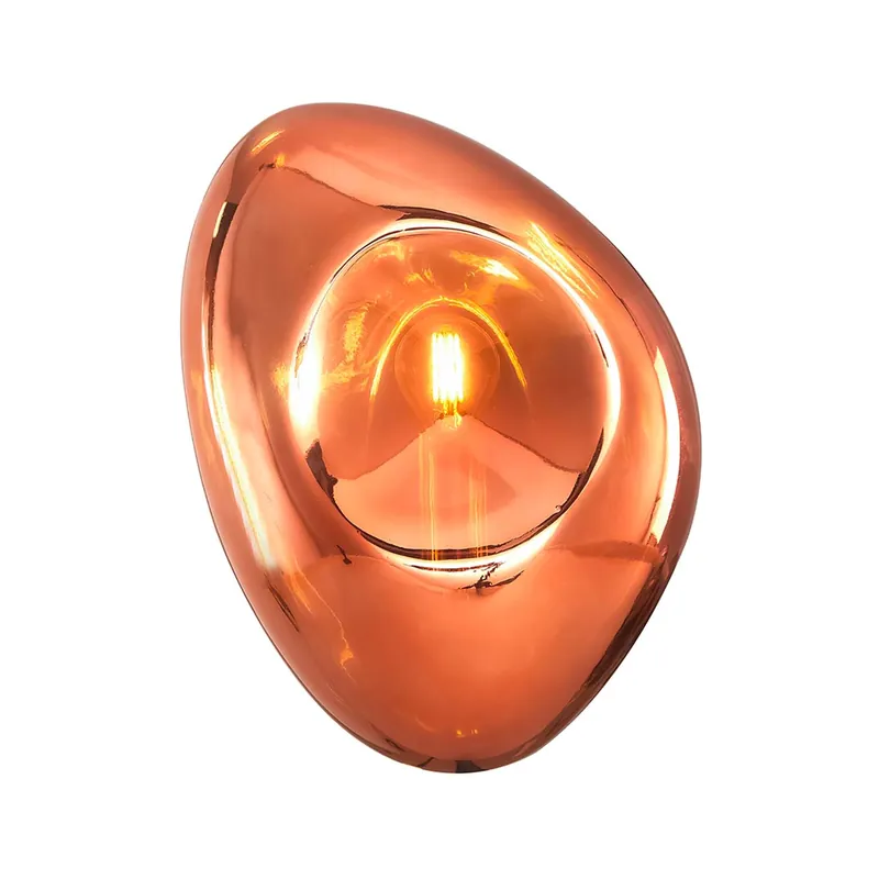 MABELL - Wandlampe aus satiniertem Glas im Art-Déco-Stil