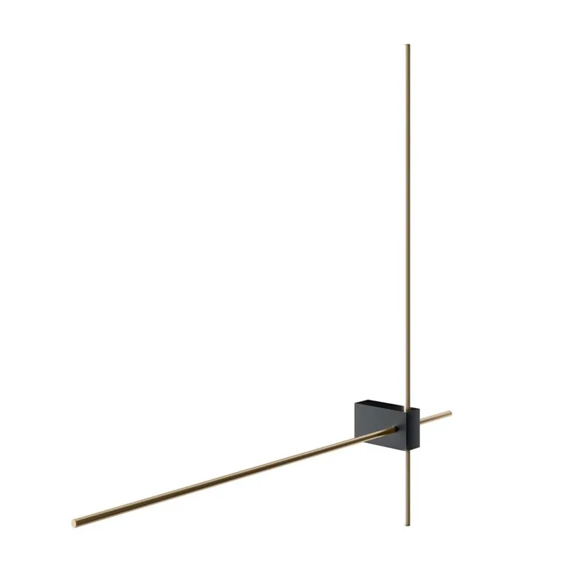 PARS - Wandlampe dünner Stab in Kreuzform integrierte LED