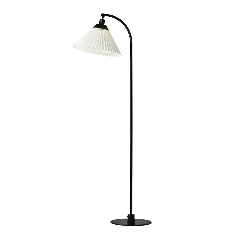 CLASSIC 368 - Vintage Stehlampe schwarz und weiß handgefertigt