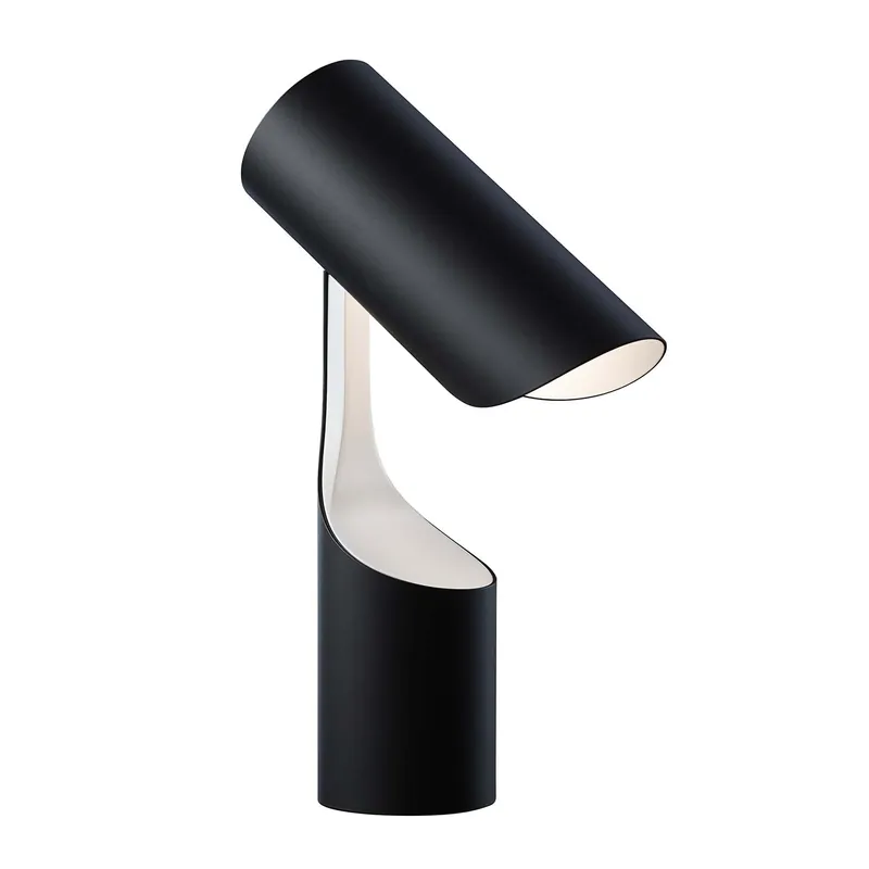 MUTATIO - schwarzer, design Schreibtischlampe mit ausziehbarem Arm