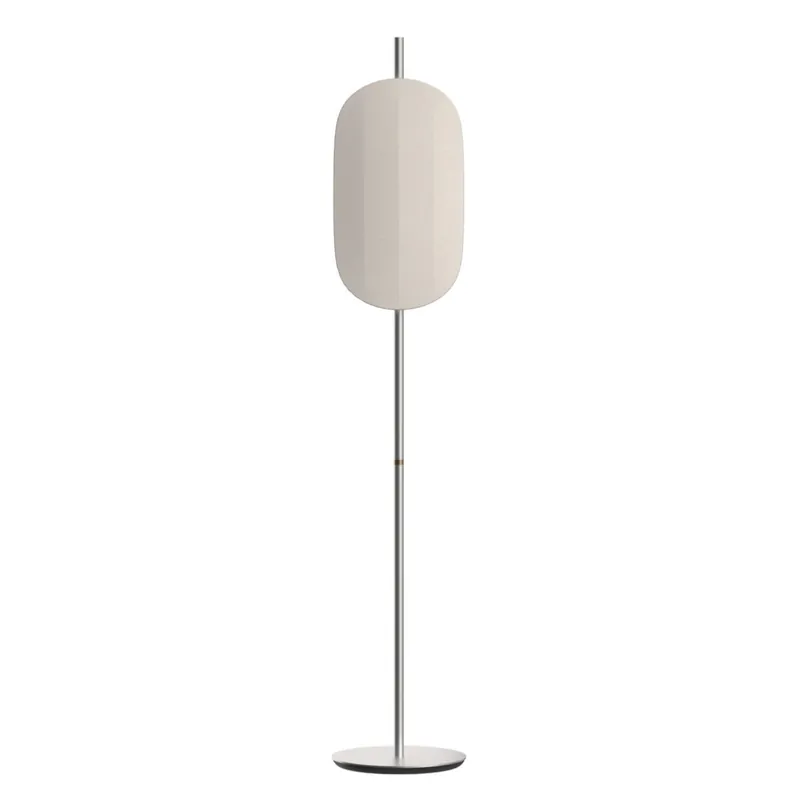 VOYAGE - Stehlampe aus Stoff und schlichtem Aluminium Design