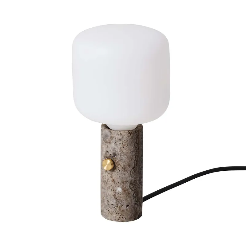 CORE - Lampe aus natürlichem Travertin im Design zum Aufstellen