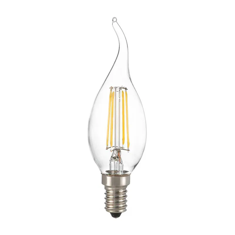 Set mit 10 E14 LED-Flammenfadenlampen