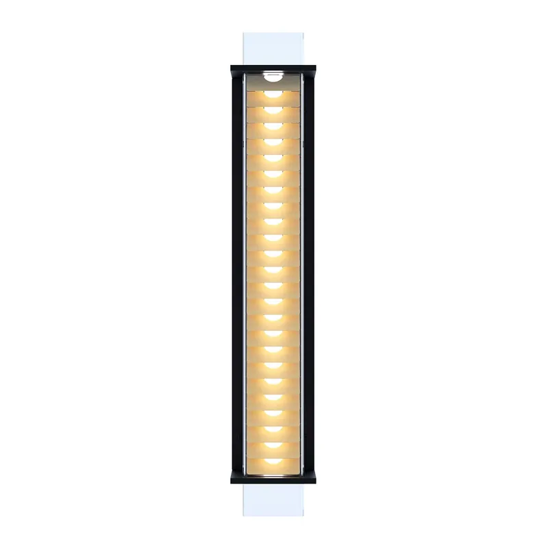 QUADRATUBE W4 - Industrielle rechteckige LED-Wandlampe