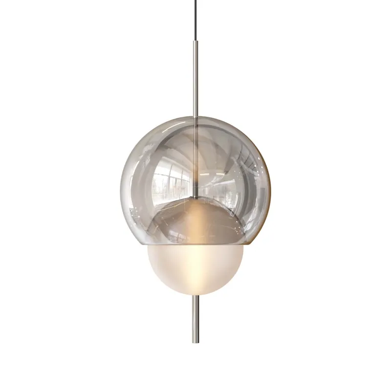 Galileo - Luxuriöse Pendelleuchte Kugel aus Design-Glas