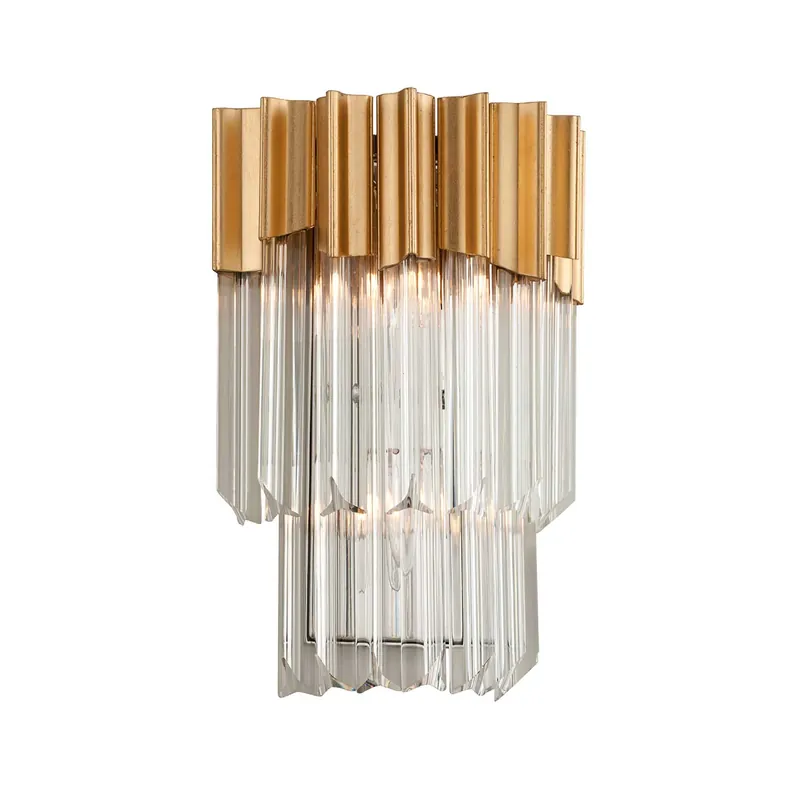 Charisma - Wandlampe goldfarben und Kristall Design