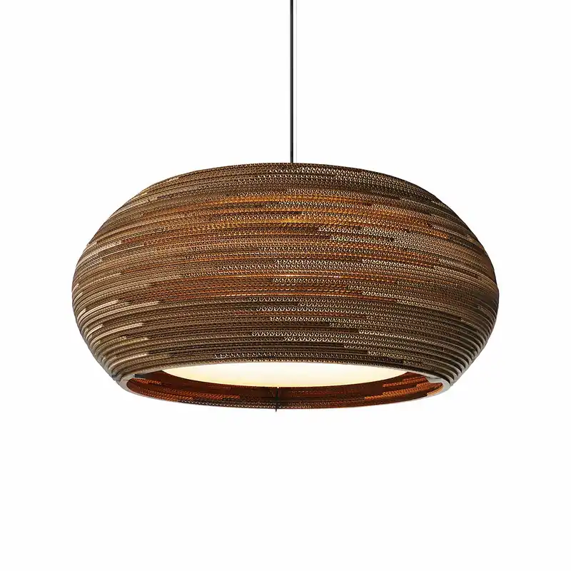 Scraplights Ohio - Design Karton Hängeleuchte für Esszimmer