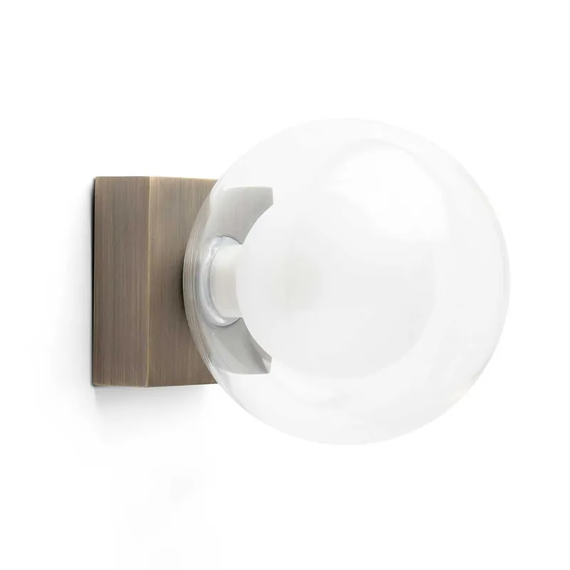 Perla - Bronze Wandleuchte für elegantes Badezimmer