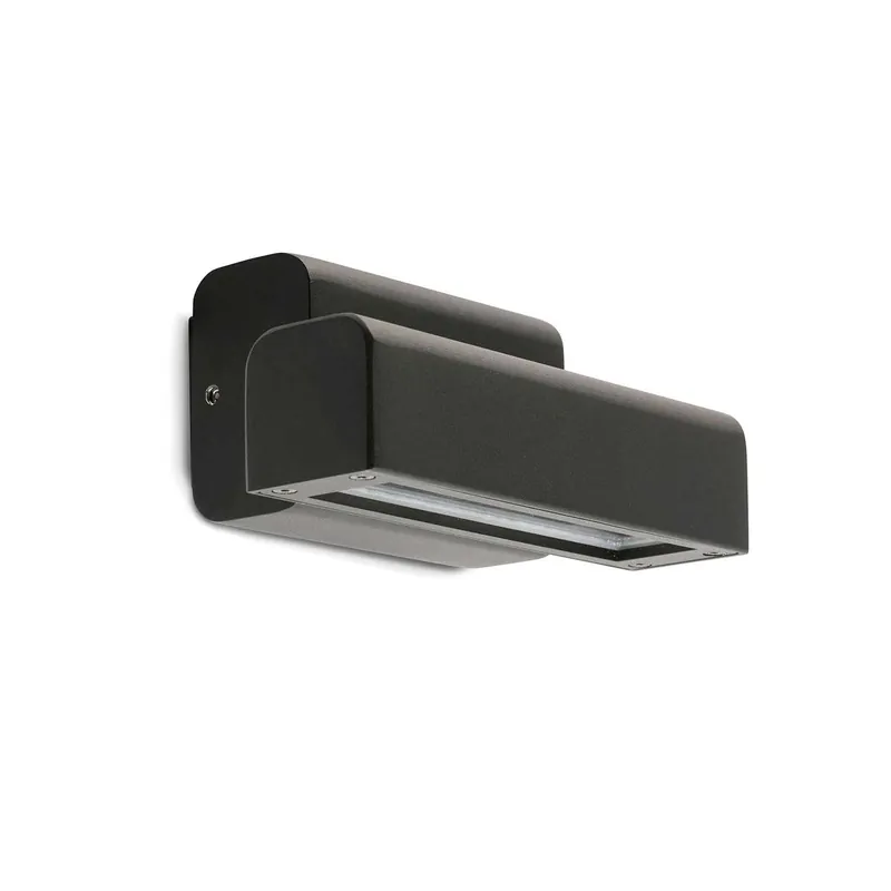 Balic - Schwarze LED Außenwandleuchte für modernes Haus
