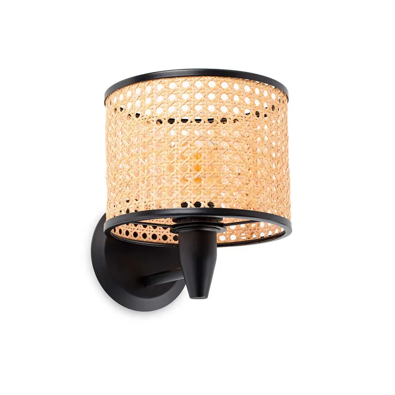 Mambo - Wandlampe aus Rattan für Boho-Schlafzimmer