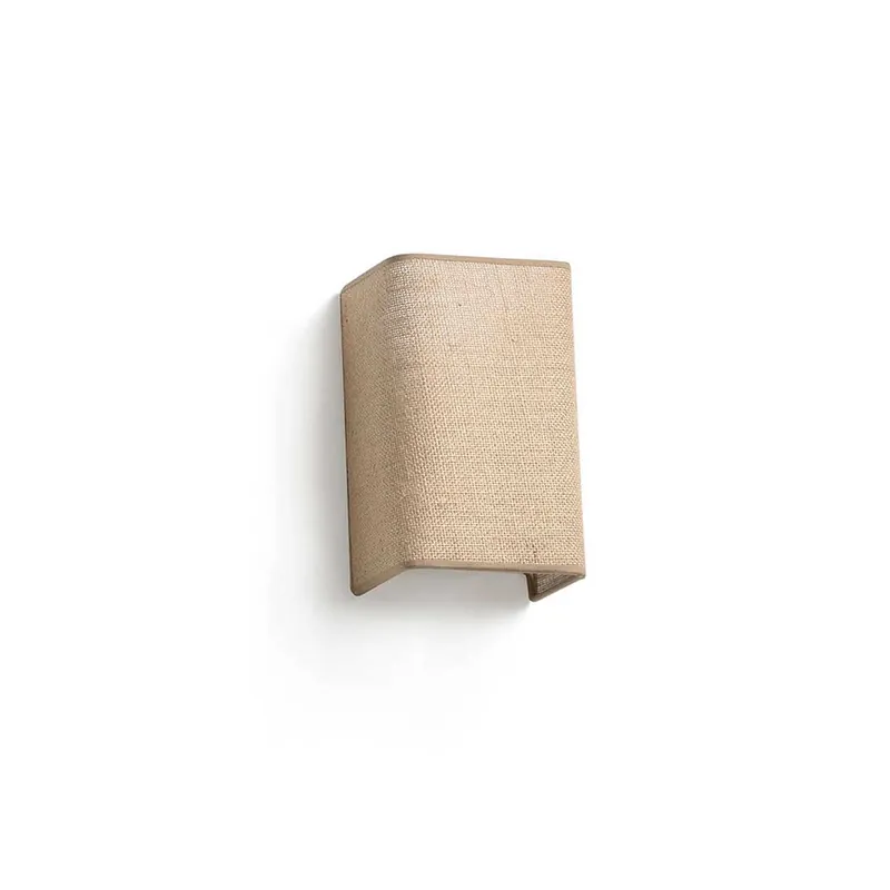 Otton - Wandleuchte aus Jute für bohemisches Wohnzimmer