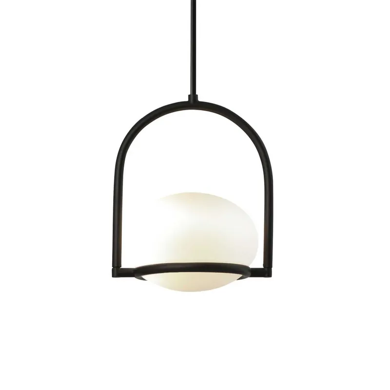 Coco Single - Moderne Design-Hängelampe Kugel aus Acryl