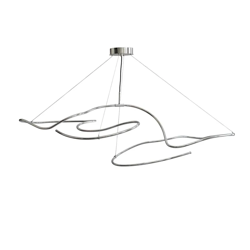 Ghost Kronleuchter - Design-Röhre LED Pendelleuchte für Esszimmer