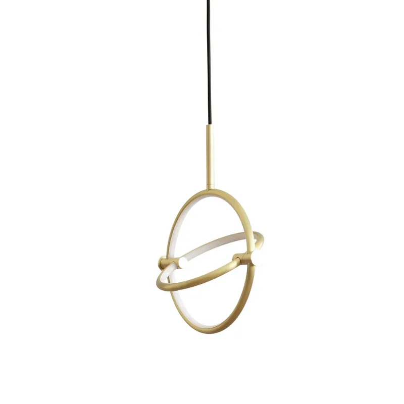 Maru Pendelleuchte - LED-Hängeleuchte Metallkreis Design für Küche