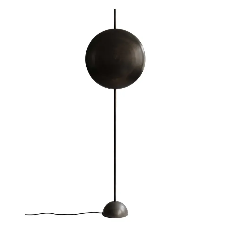 Totem Stehleuchte - Stehlampe Metall Bronze für modernes Wohnzimmer