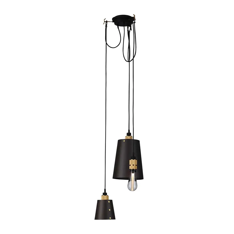 Hooked 3.0 Mix - Industrieller Design-Metall-Kronleuchter für Esszimmer