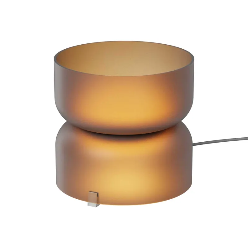 Totem Mini - Zeitgenössische LED-Tischleuchte aus Glas mit Design