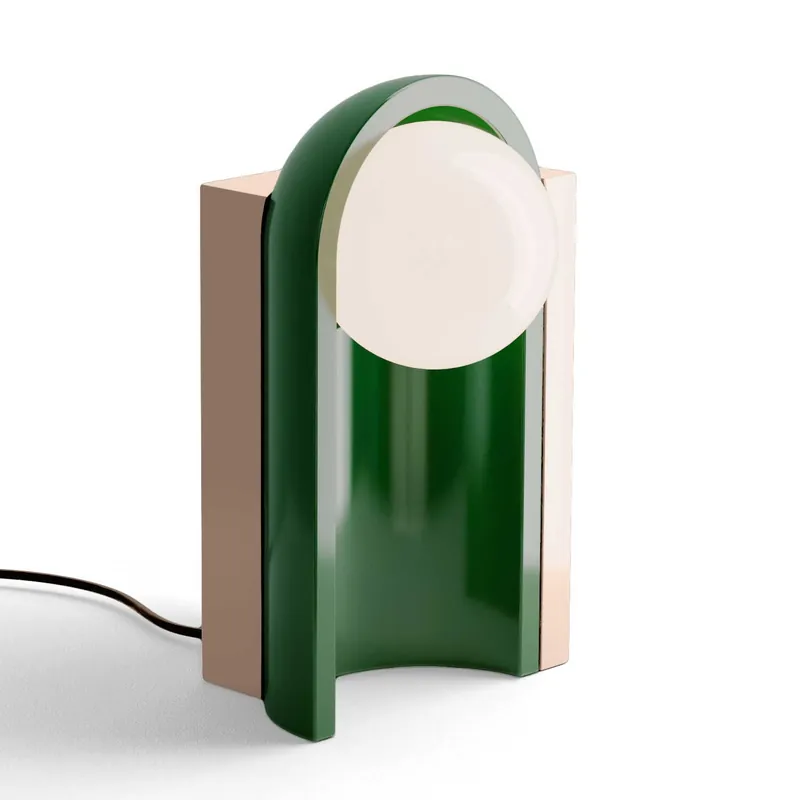 Cléo - Design-Tischlampe aus bunter Keramik für Wohnzimmer