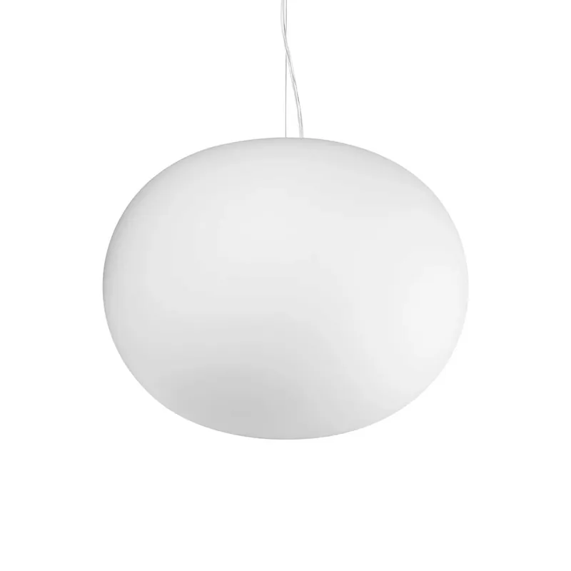 Cotton - Hängeleuchte mit weißer Glaskugel für das Esszimmer