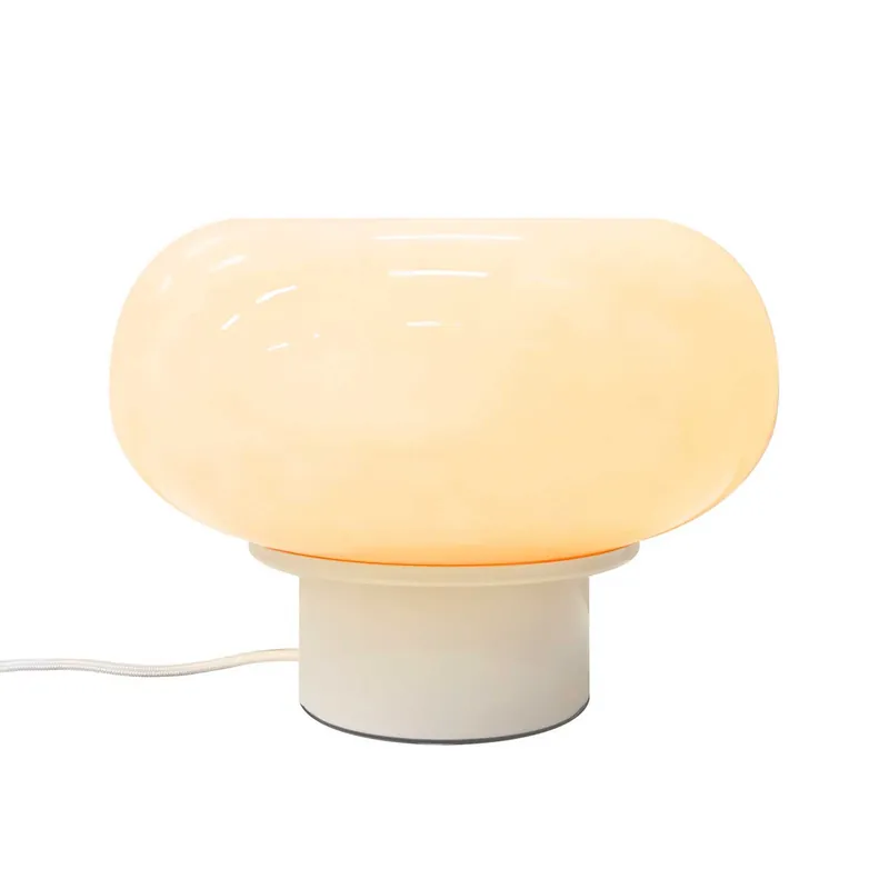 Malti - Beigefarbene Design-Tischlampe für modernes Wohnzimmer