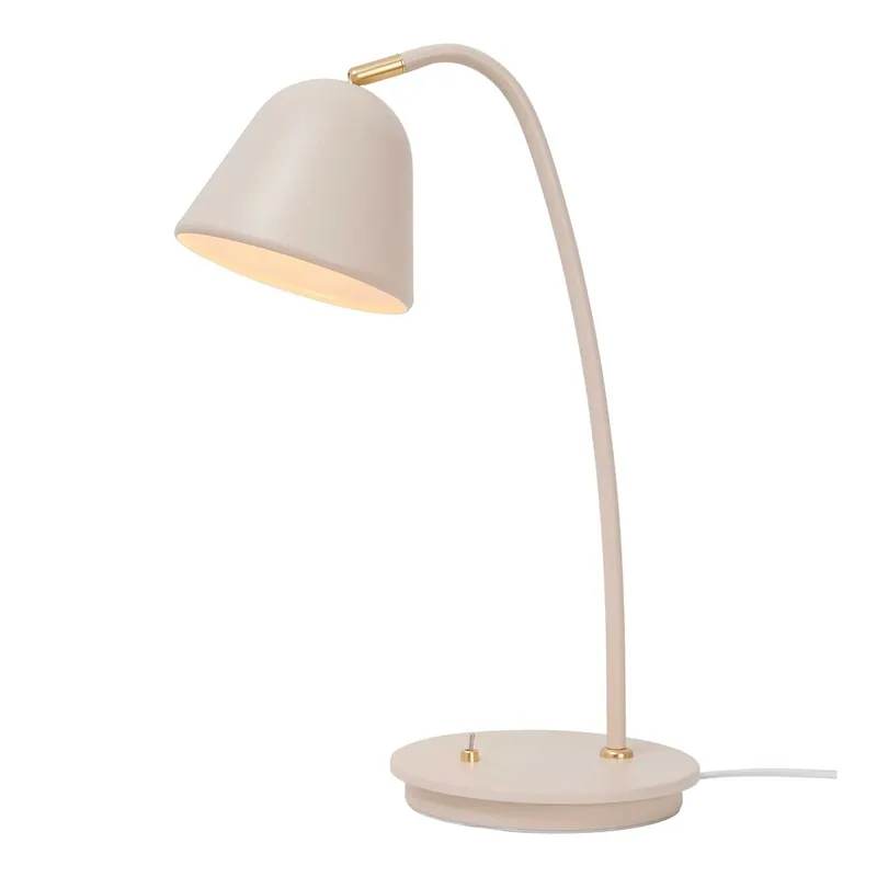 Fleur - Beige Design-Tischlampe für modernes Schlafzimmer
