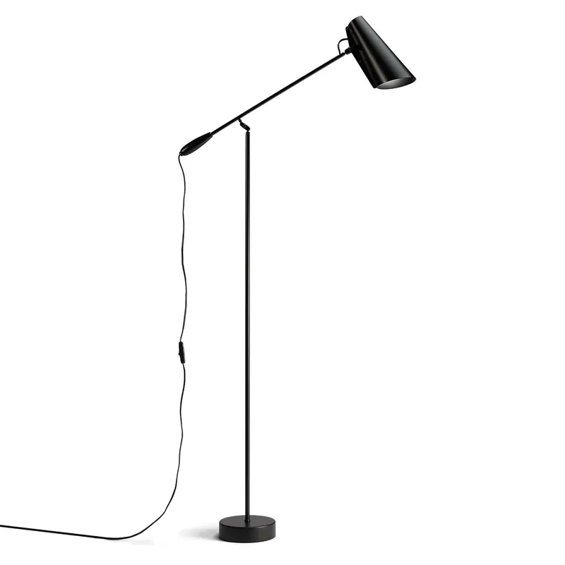 BIRDY - Industrial steel floor lamp for office