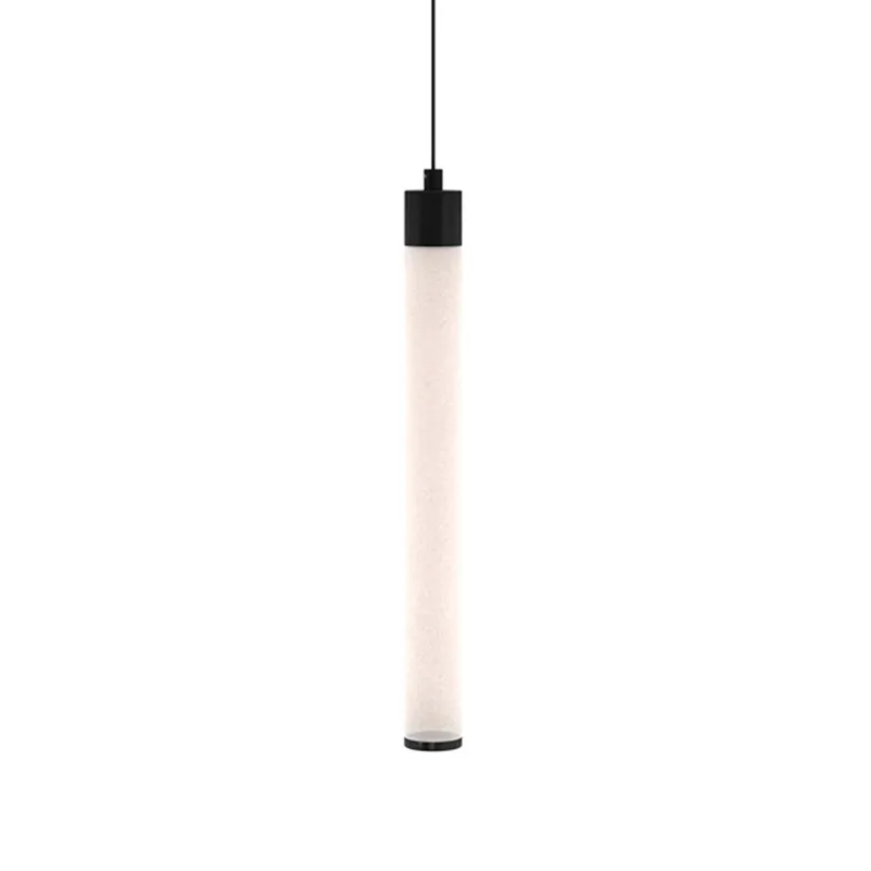RAY - Modern black or white design LED tube pendant light