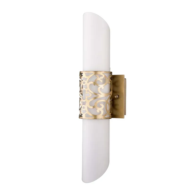 VENERA - Art deco wall sconce in glass and brass