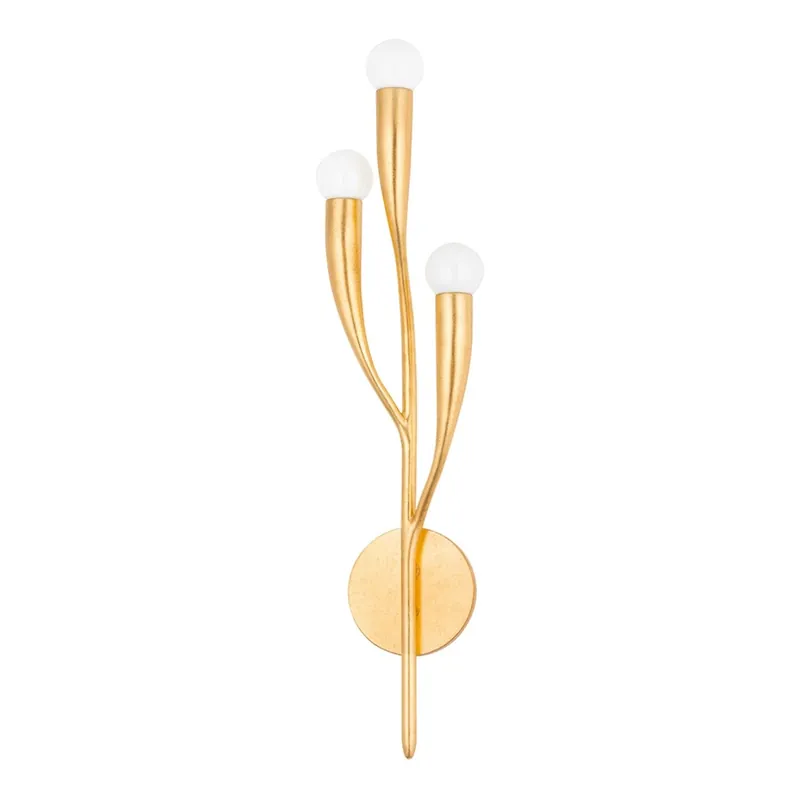 LABRA - Wall sconce in the shape of brass branches