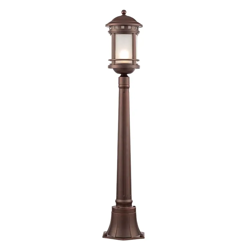 SALAMANCA - Vintage antique bronze steel floor lamp