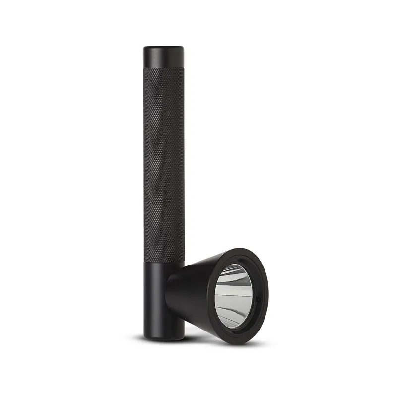 TRACE - Design flashlight in waterproof black steel