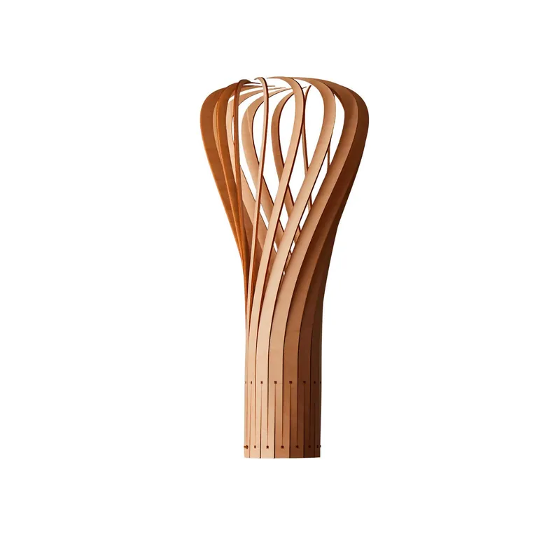 Puntakapanel - Twisted wood design table lamp