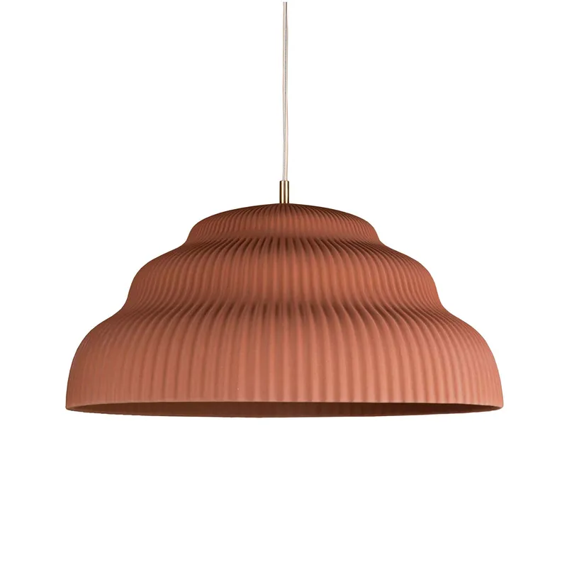 KASKAD - Ceramic wave-shaped pendant light